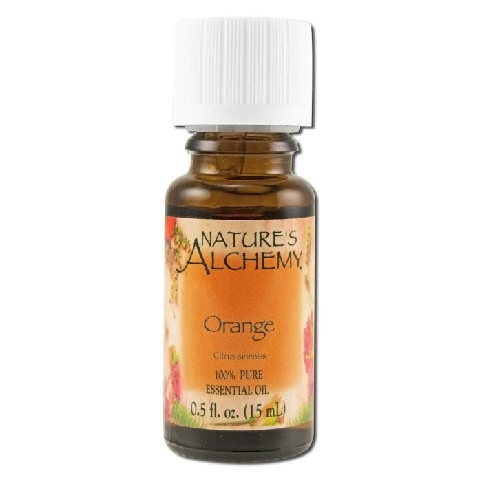 Pure Essential Oil Orange, 0.5 oz, Nature's Alchemy