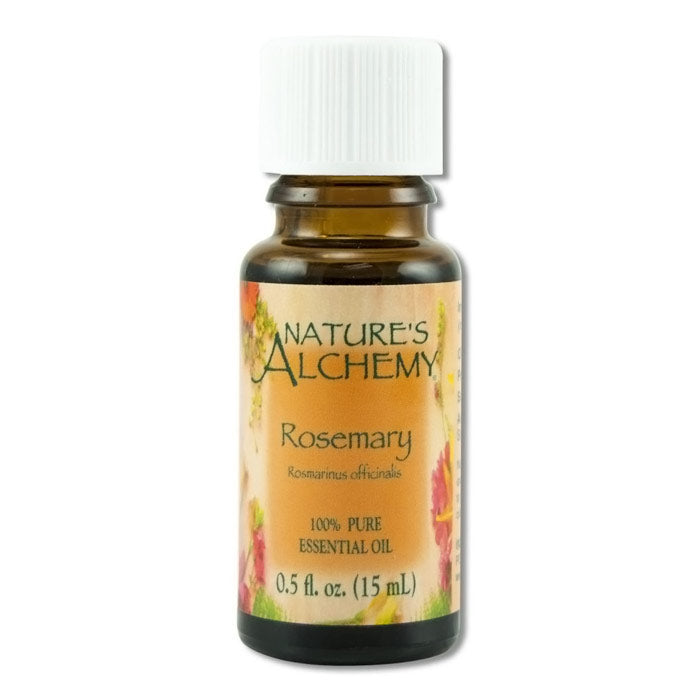 Pure Essential Oil Rosemary, 0.5 oz, Nature's Alchemy