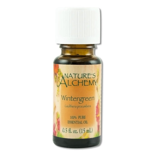 Pure Essential Oil Wintergreen, 0.5 oz, Nature's Alchemy