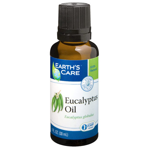 100% Natural & Pure Eucalyptus Oil, 1 oz, Earth's Care