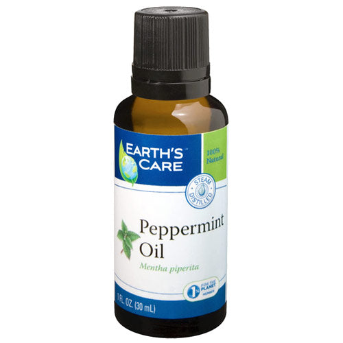 100% Natural & Pure Peppermint Oil, 1 oz, Earth's Care