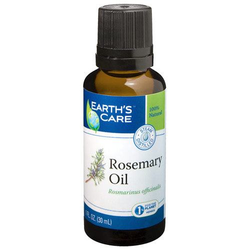 100% Natural & Pure Rosemary Oil, 1 oz, Earth's Care