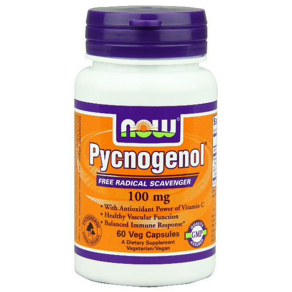 Pycnogenol 100 mg, 60 Vcaps, NOW Foods