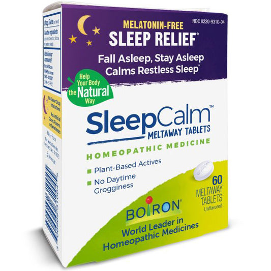 SleepCalm for Sleep Relief, 60 Meltaway Tablets, Boiron