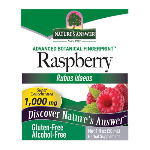 Raspberry Leaf Alcohol Free Extract Liquid 1 oz from Nature's Answer