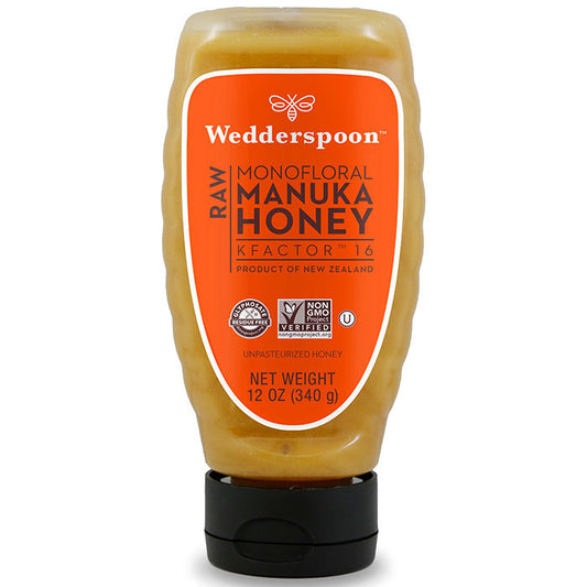 Raw Monofloral Manuka Honey KFactor 16, 340 g (12 oz), Wedderspoon