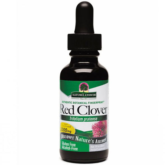 Red Clover Extract Liquid Alcohol-Free, 1 oz, Nature's Answer