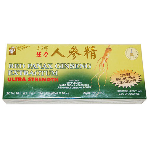 Red Panax Ginseng Extractum, 10 x 10cc, Prince of Peace