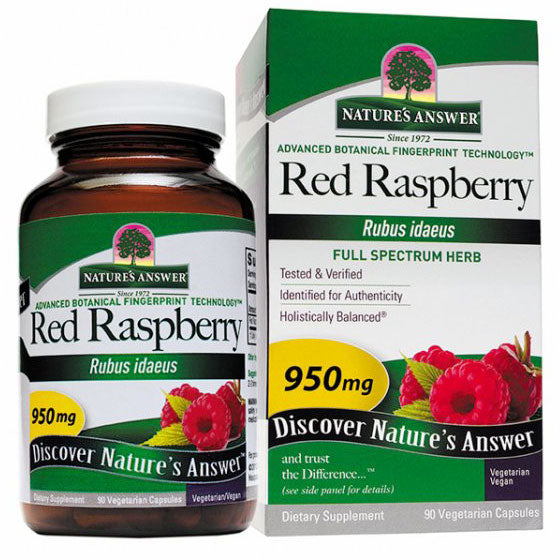 Red Raspberry Leaf Extract, 90 Vegetarian Capsules, Nature's Answer