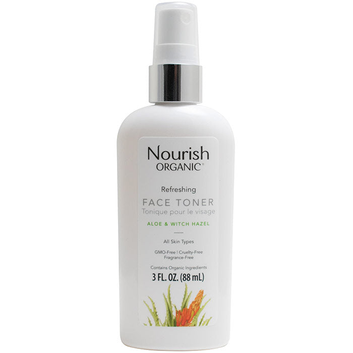 Refreshing Face Toner, 3 oz, Nourish Organic