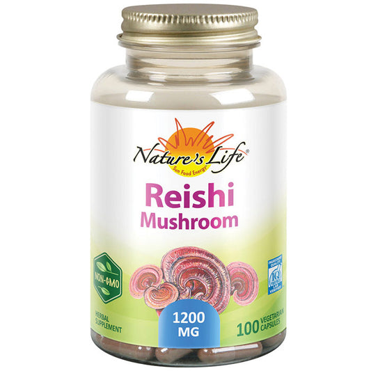 Reishi Mushroom, 100 Vegetarian Capsules, Nature's Life