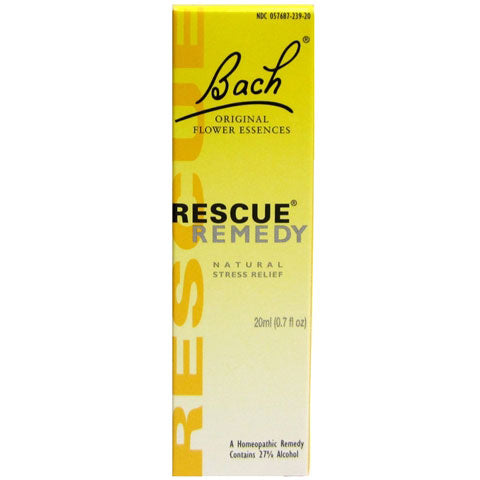 Rescue Remedy Flower Essence Drops, Value Size, 20 ml, Bach Flower Essences