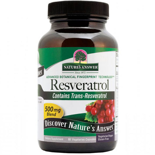 Resveratrol 250 mg, 60 Vegetarian Capsules, Nature's Answer