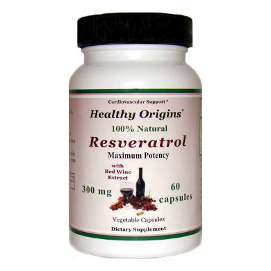 Resveratrol 300 mg, 60 Vegicaps, Healthy Origins