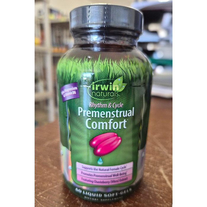 Rhythm & Cycle?Premenstrual?Comfort, 60 Liquid Soft-Gels, Irwin Naturals