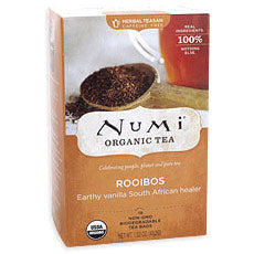 Rooibos Tea, Herbal Teasan, 18 Tea Bags, Numi Tea