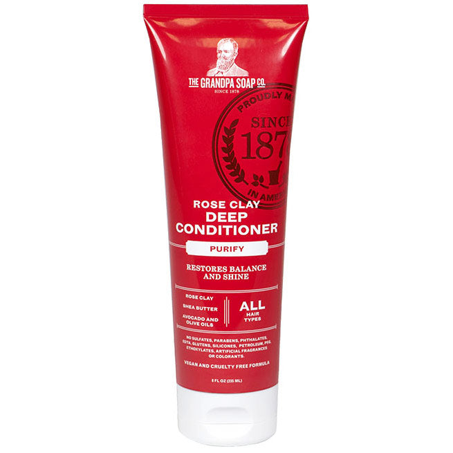 Rose Clay Deep Conditioner, 8 oz, Grandpa's Brands