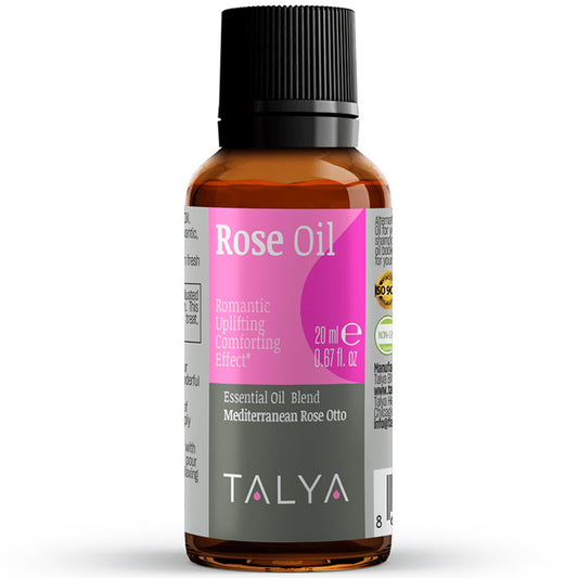 Rose Oil, Essential Oil Blend, 0.67 oz, Talya Herbal