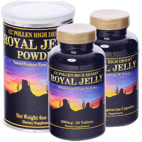 High Desert Royal Jelly 1 g, 30 Capsules, CC Pollen Company