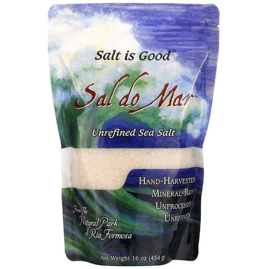 Sal do Mar Unrefined Sea Salt, 1 lb, Mate Factor