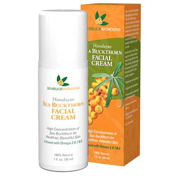 Himalayan Sea Buckthorn Facial Cream, 1 oz, Seabuck Wonders