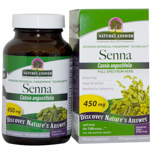 Senna Leaf 450mg 90 caps from Nature's Answer