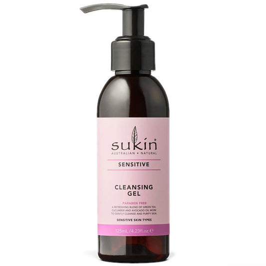 Sensitive Cleansing Gel, 4.23 oz, Sukin