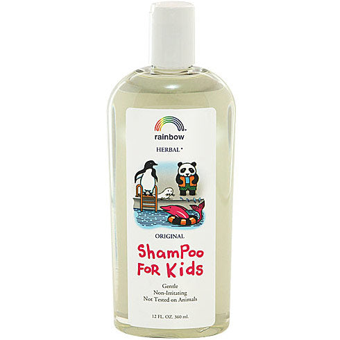 Organic Herbal Shampoo For Kids, Original, 12 oz, Rainbow Research