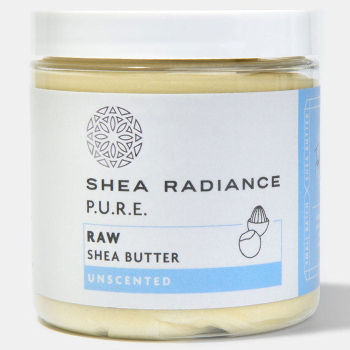 Raw Shea Butter - Unscented, 7.5 oz, Shea Radiance