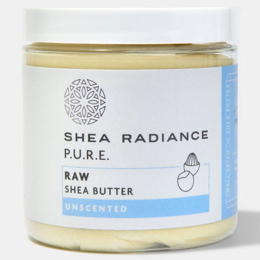 Raw Shea Butter - Unscented, 7.5 oz, Shea Radiance