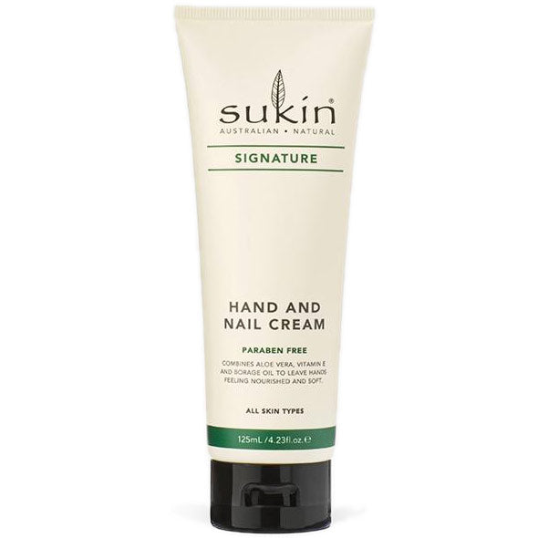 Signature Hand & Nail Cream, 4.23 oz, Sukin