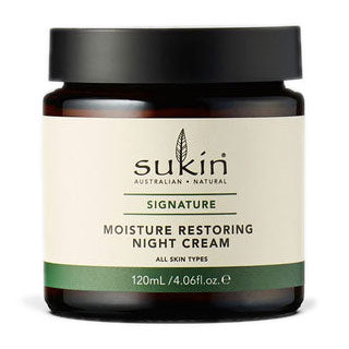 Signature Moisture Restoring Night Cream, 4.06 oz, Sukin