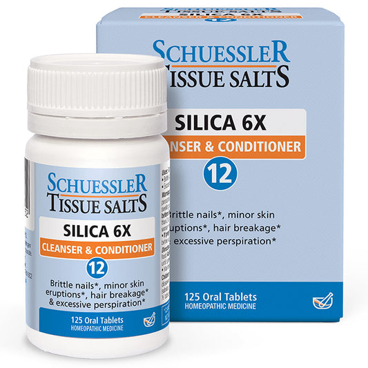 Silica 6X Cleanser & Conditioner, 125 Tablets, Schuessler Tissue Salts