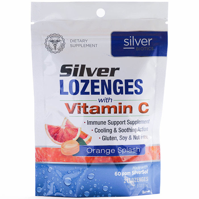 Silver Lozenges with Vitamin C, 21 Lozenges, Silver Biotics