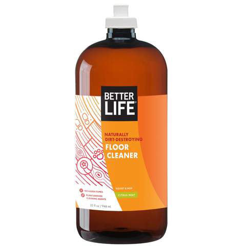 Naturally Dirt-Destroying Floor Cleaner, 32 oz, Better Life Green Cleaning