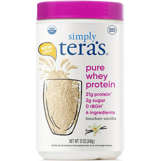 Pure Whey Protein - Bourbon Vanilla, 12 oz, Simply Tera's