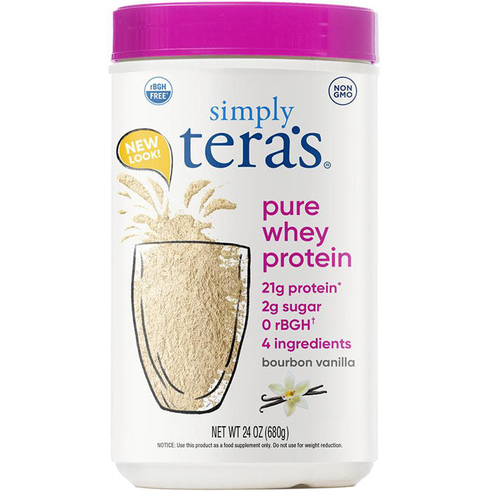 Pure Whey Protein - Bourbon Vanilla, Value Size, 24 oz, Simply Tera's