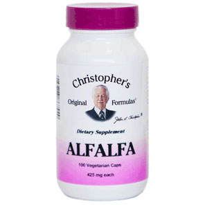 Alfalfa Leaf Capsule, 100 Vegicaps, Christopher's Original Formulas