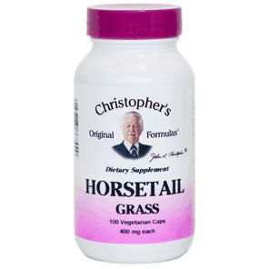 Horsetail Grass Herb Capsule, 100 Vegicaps, Christopher's Original Formulas