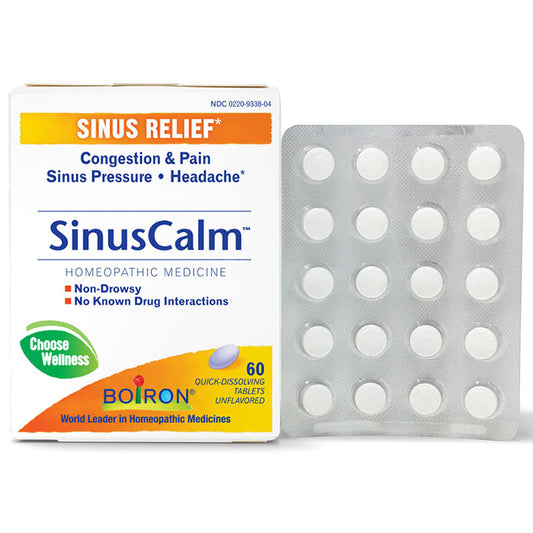 SinusCalm (Formerly Sinusalia), Sinus Relief, 60 Tablets, Boiron