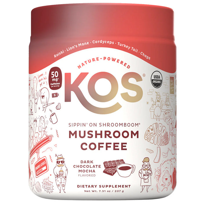 Sippin On Shroomboom Mushroom Coffee, 7.31 oz (28 Servings), KOS