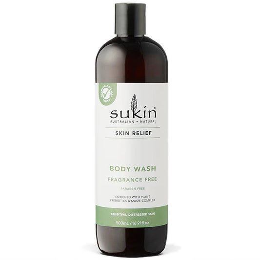 Skin Relief Body Wash, 16.9 oz, Sukin