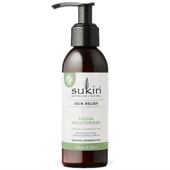 Skin Relief Facial Moisturiser, 4.23 oz, Sukin