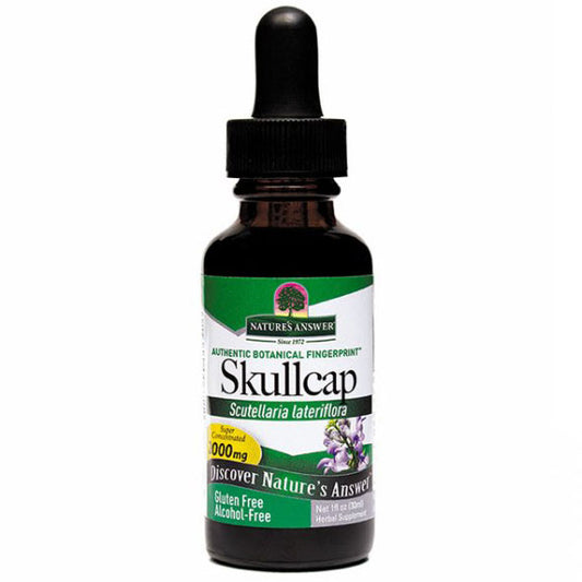 Skullcap Herb Extract Liquid Alcohol-Free, 1 oz, Nature's Answer