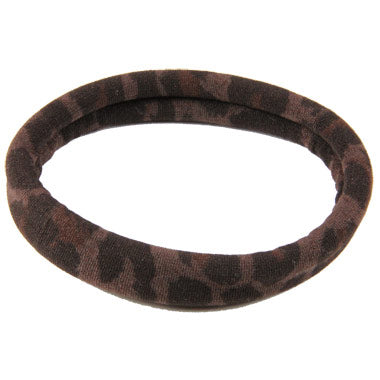 Snake Print Hair Elastic Medium - Jessenia - Brown, 2 ct Per Card, DiPrima Beauty