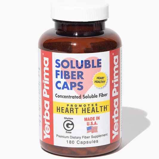 Soluble Fiber Caps, 180 Capsules, Yerba Prima