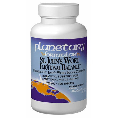 St. John's Wort Emotional Balance 120 tabs, Planetary Herbals