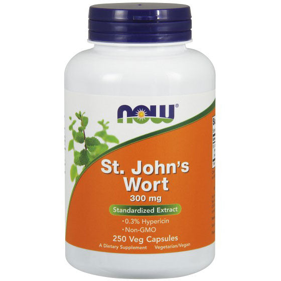 St. John's Wort 300 mg, Value Size, 250 Veg Capsules, NOW Foods