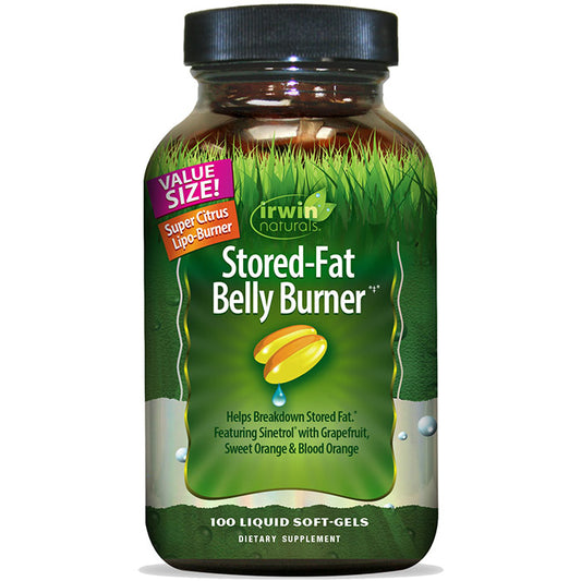 Stored-Fat Belly Burner, Value Size, 100 Liquid Soft-Gels, Irwin Naturals