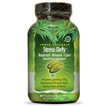 Stress-Defy Balanced & Relaxed, 84 Liquid Soft-Gels, Irwin Naturals